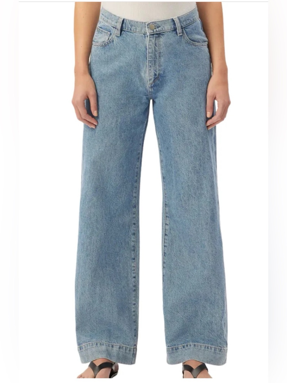 DL1961 Zoie Wide Leg Relaxed Vintage Jeans – Droplet